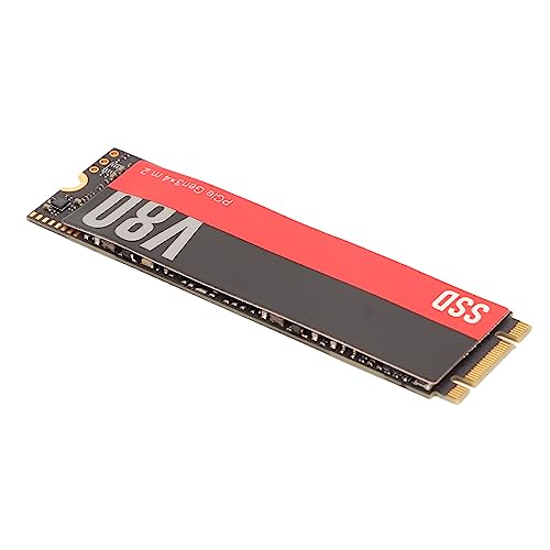 Airshi Nvme PCIE SSD, Wärmeableitung M.2 SSD 3D TLC NAND 3500 MB/S Lesegeschwindigkeit für Desktop-Computer (120 GB)