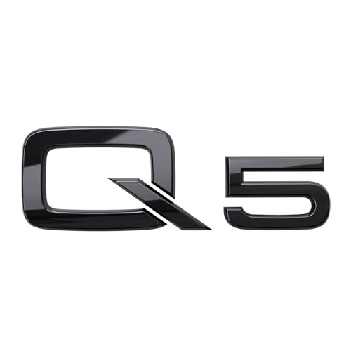 Audi 80A071803 Schriftzug Q5 Logo Aufkleber Modellbezeichnung Emblem, schwarz