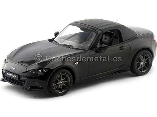 Mazda MX5, schwarz, 2015, Modellauto, Fertigmodell, Triple 9 Collection 1:18