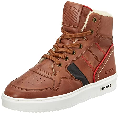 HIP H2364 Sneaker, Mid Brown, 36 EU