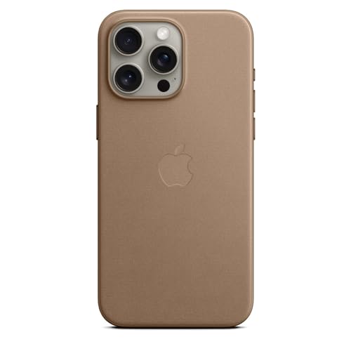 Apple iPhone 15 Pro Max Feingewebe Case mit MagSafe – Taupe ​​​​​​​