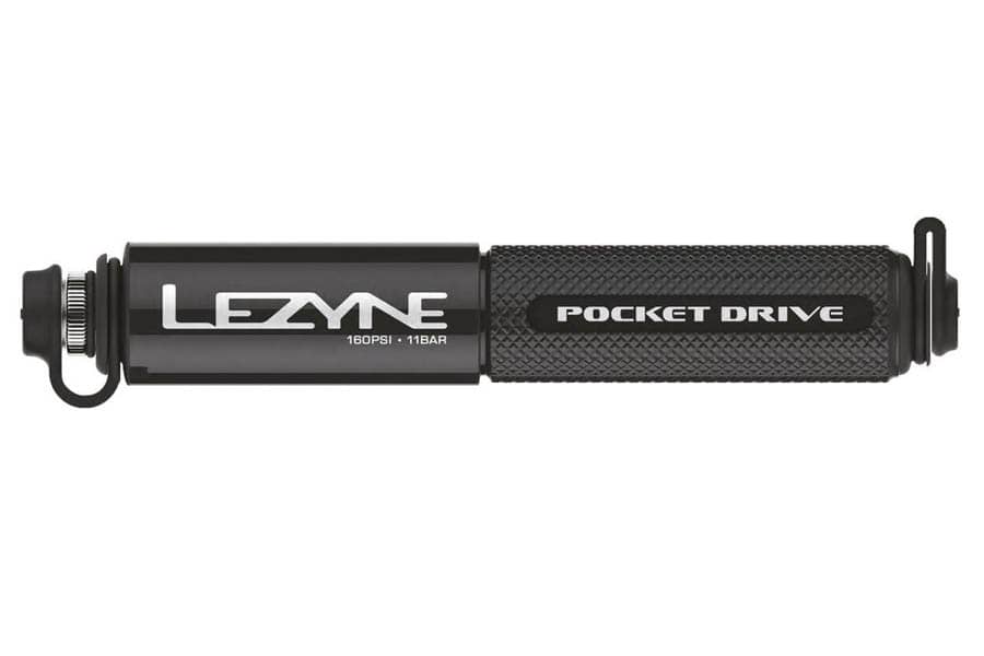 Lezyne Unisex – Erwachsene CNC Pocket Drive Minipumpe, schwarz, 14 cm