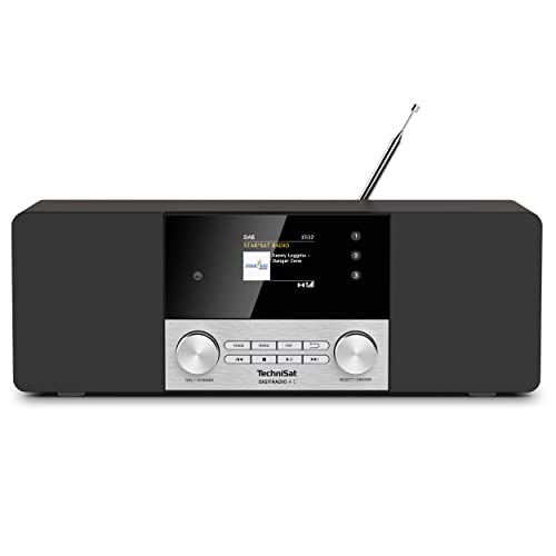 TechniSat DIGITRADIO 4 C Radio, schwarz/Silber, DAB+, UKW, Bluetooth