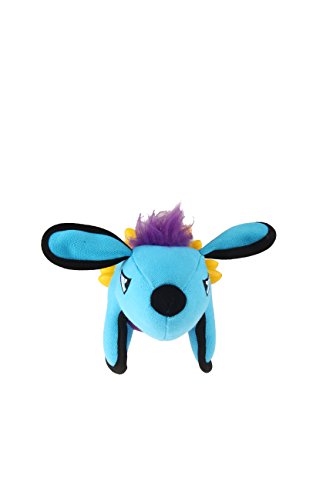 GiGwi Duraspikes Hundespielzeug, extra langlebig, hellblaues Kaninchen, interaktives Kauspielzeug für Harte Kauer