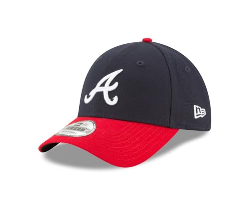 New Era Herren The League Atlanta Braves Offical Team Colour Baseball Cap, Blau, One size