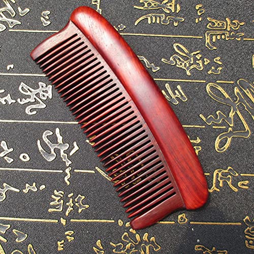 Natürliche Sandelholz-Haarkämme, for Entwirren von lockigem Haar, antistatische feine Zahnholzkämme, Geschenkkämme for Frauen und Männer Kämme aus Holz (Color : One color, Size : A4)