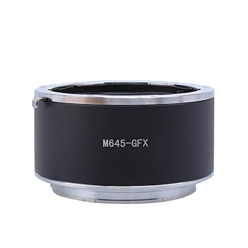 Hersmay M645 to GFX Lens Mount Adapter Compatible with Mamiya 645 (M645) Mount Lens to Fuji G-Mount Fit for Fujifilm GFX 50S, GFX 50R, GFX 100, and VG-GFX1 Mirrorless Camera Body