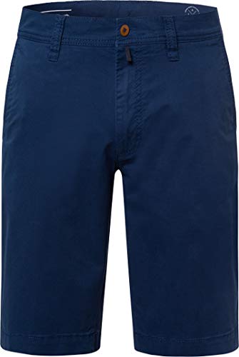 Eurex by Brax, Burt 3737, Herren Kurze Jeans Shorts Bermudas Gabardine Stretch Marineblau D 50 W 34