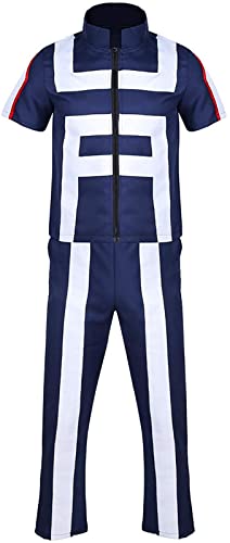 My Hero Academia Kostüm Manga One for All Karneval 3D Druck Uniform Schuluniform Sport Cosplay Weihnachten Halloween für Herren Damen Jungen Mädchen Gr. XL, Für Herren.