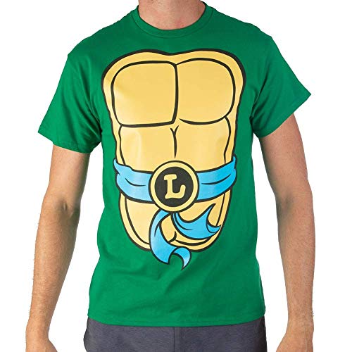 Teenage Mutant Ninja Turtles TMNT Herren-Kostüm-T-Shirt, Blau, XL