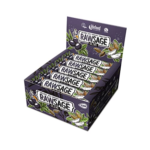Lifefood Rawsage Olive Roh Bio, 15er Pack (15 x 25 g)
