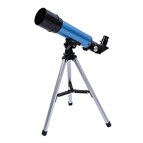 Teleskop für Kinder, 50-mm-Reisefernrohr, astronomisches Refraktor-Teleskop für Erwachsene, Anfänger-Teleskop mit Stativ