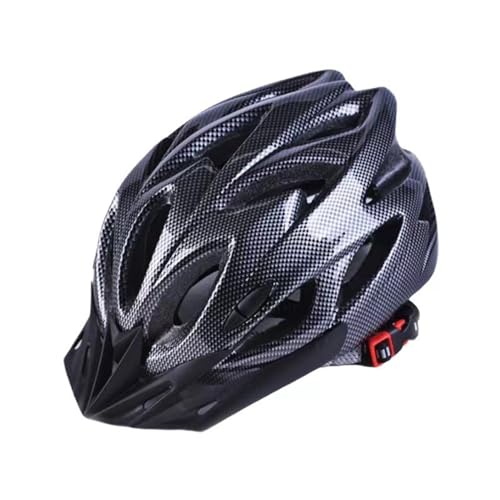 Radfahren Helm Komfort Futter Leichte Hohl Männer Frauen Einstellbare Reiten Sicherheit Kopf Schutz Fahrrad Fahrrad MTB Helm Neue (Color : Black)