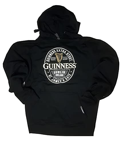 Guinness Hoodie mit St. James Gate Brauerei Logo (XXL)