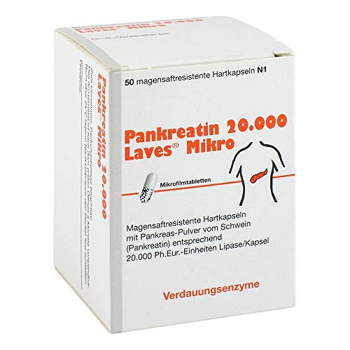 Pankreatin 20.000 Laves Mikro Magensaftres.Kapseln, 50 St
