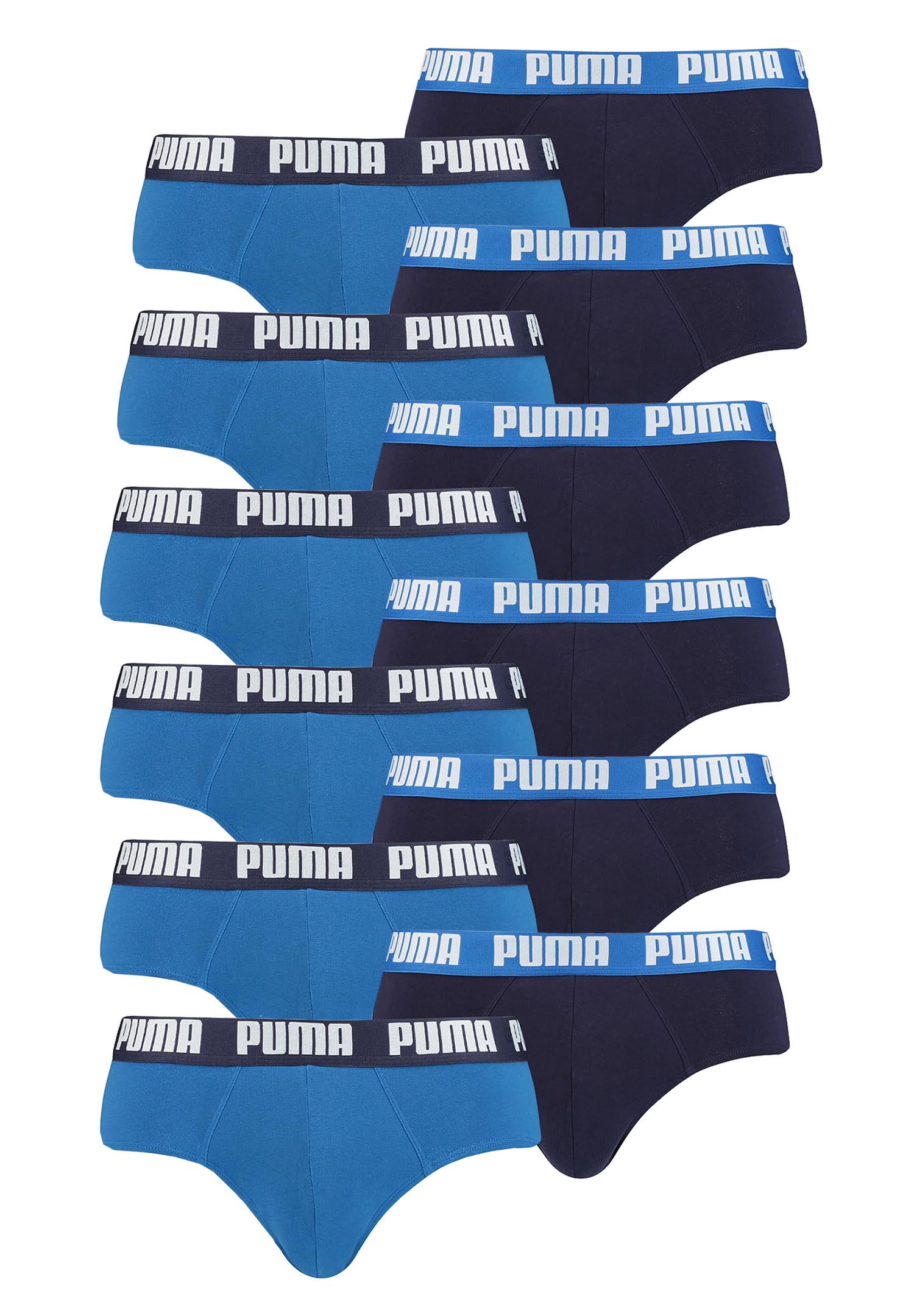 Puma Basic Brief Men Herren Unterhose Pant Unterwäsche 12er Pack