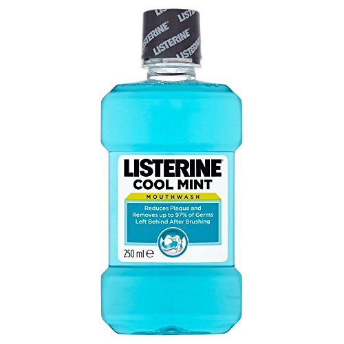 6 x Listerine Antibacterial Mouthwash Coolmint 250ml