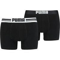 Puma Herren Boxershort Placed Logo Boxer 8er Pack, Größe:L;Farbe:black (200)
