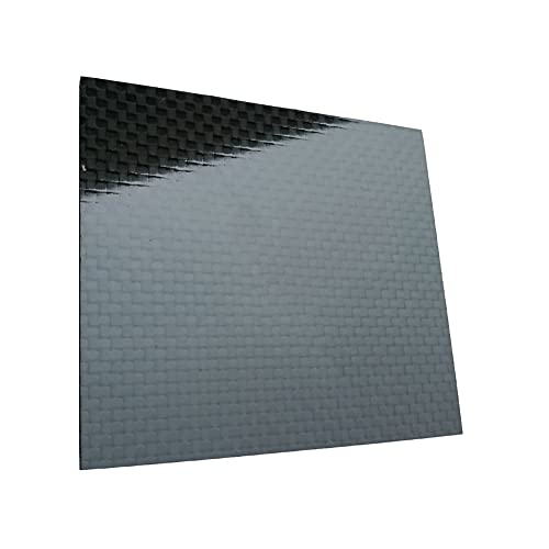 GOONSDS 3K-Kohlefaser-Plattenblatt-Hohe Festigkeit Carbon-Platten-Panel 400Mmx500mm Panel Glänzend Oberfläche Für Hubschrauber- Und RC-Flugzeuge.,Thickness:3mm