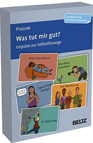 Was tut mir gut?: Impulse zur Selbstfürsorge. 60 Bildkarten für Therapie und Beratung. Mit 16-seitigem Booklet in stabiler Box, Kartenformat 9,8 x 14,3 cm. (Beltz Therapiekarten)