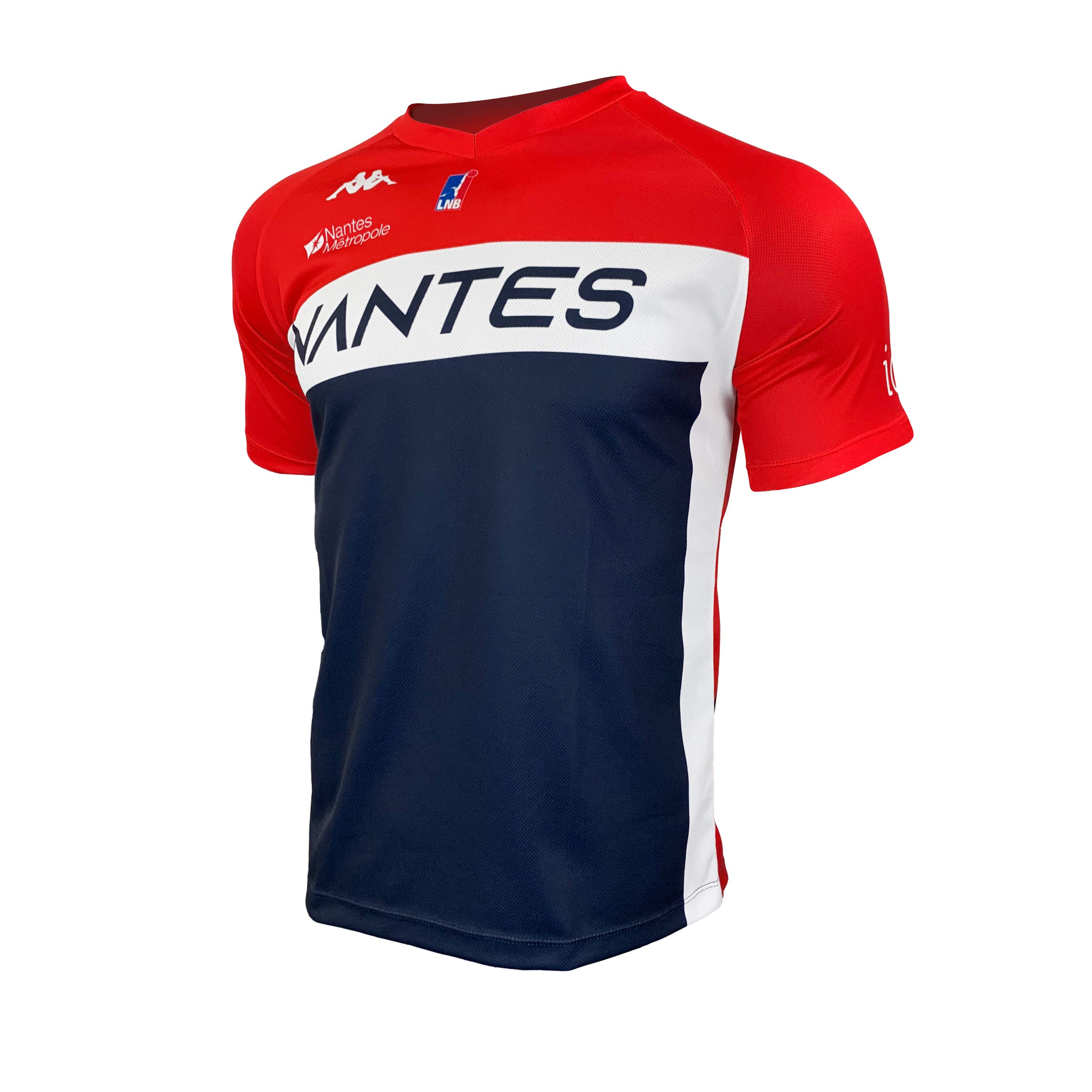 Nantes Basket Unisex Kinder Nantes offizielles Trikot für den Außenbereich, 2019-2020 Basketball, blau, FR : XXS (Taille Fabricant : 8 ans)