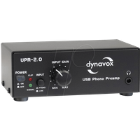 Dynavox Phono-Vorverstärker mit USB/UPR-2.0 schwarz