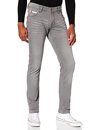 Timezone Herren Slim ScottTZ Jeans, 8080|Aged Grey Wash, 38W / 34L