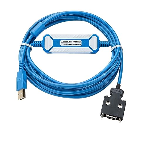 SHYISY PLC Programmierkabel USB-JZSP-CMS02 JZSP-CMS02 for Serien-Servo-Debugging-Programmierkabel RS232 Serieller USB-Anschluss Download-Leitung (Color : USB Port)