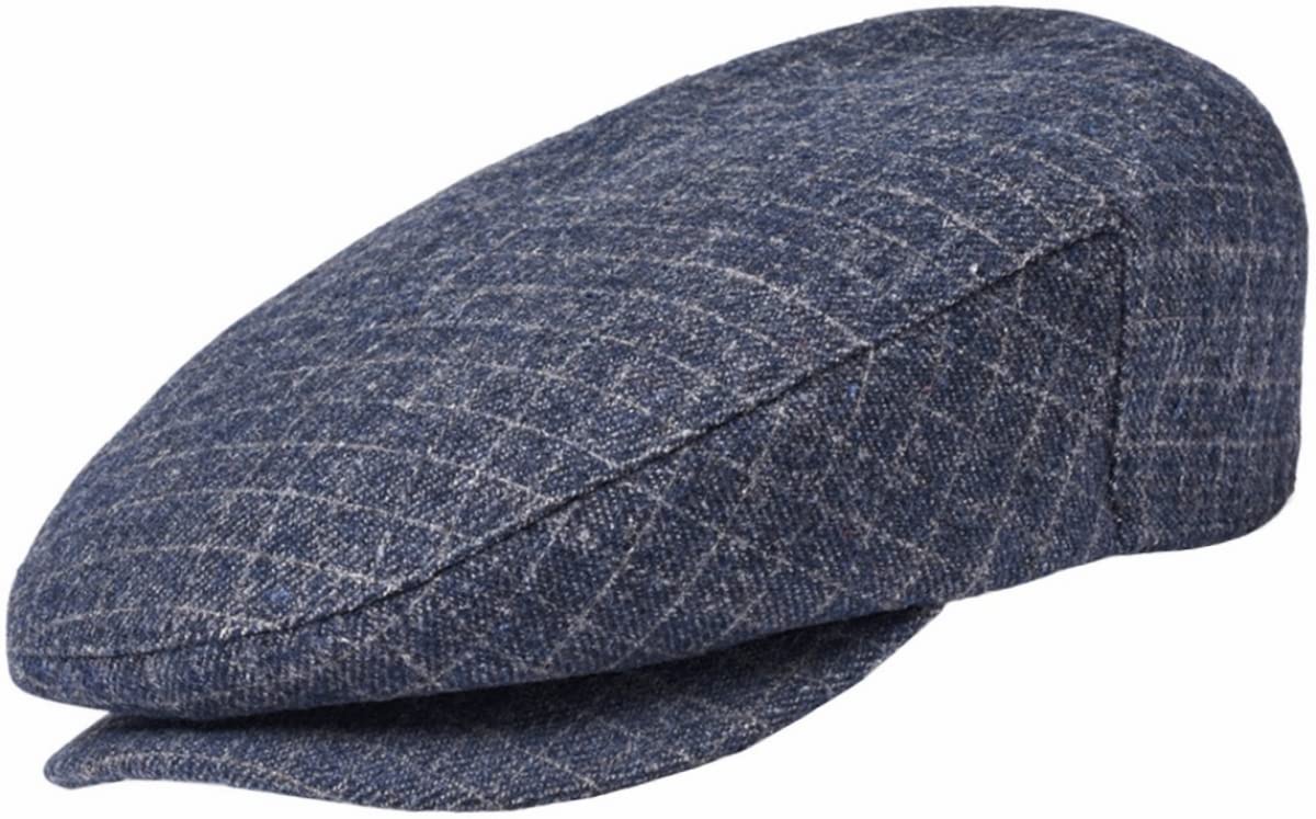 Brixton Herren Hooligan Driver Snap Hat, Washed Navy/Grey, MEDIUM