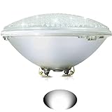 COOLWEST 36W LED Poolbeleuchtung Weiß Unterwasserleuchten, 12V AC/DC IP68 Wasserdicht Unterwasser PAR56 Pool Scheinwerfer, ersetzen 300W Halogen Spot
