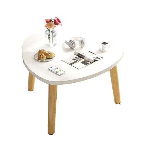 GJ Piaochuangkleiner Tisch, Beistelltisch dreieckig und Couchtisch, kleines Schlafzimmer/Haushaltswohnzimmer, Tatami-Teetisch/niedriger Tisch aus massivem Holz (Color : D, Size : 50x50x30cm)