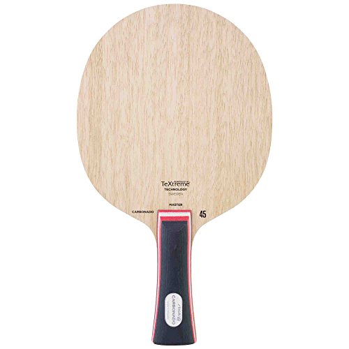 STIGA Table Tennis Blade Carbonado 45 Classic Grip, Wood, One Size, 106237