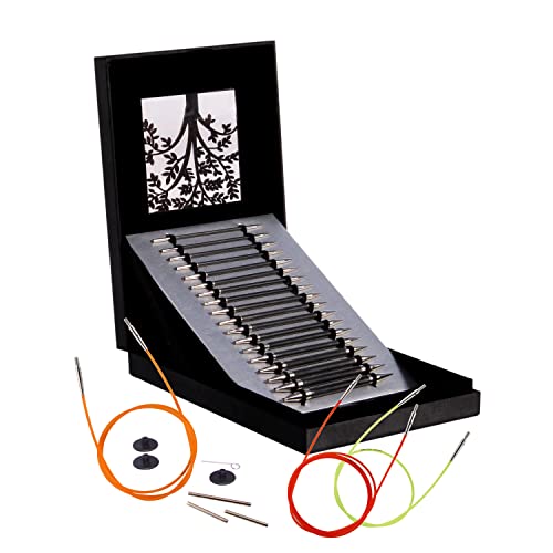 KnitPro Karbonz "Box of Joy" Sonderedition mit 16 Nadelspitzen