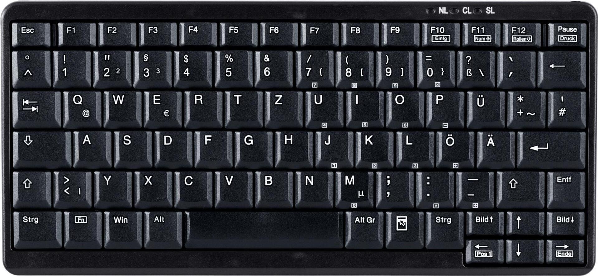 Active Key Tastatur AK-4100 CH-Layout Schwarz (AK-4100-U-B/CH)