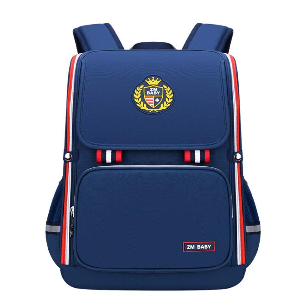 Kinder-Rucksack im Prinzessinnen-Stil, für Grundschule, Studenten, Schulranzen für Mädchen, Preppy Schultasche Blau blau Large
