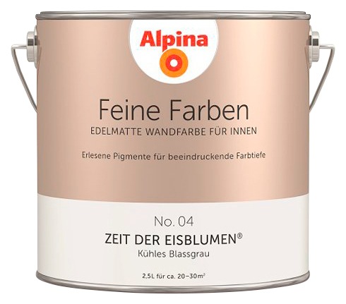Alpina Wand- und Deckenfarbe "Feine Farben No. 04 Zeit der Eisblumen"