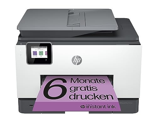 HP OfficeJet Pro 9022e Multifunktionsdrucker (HP Instant Ink, A4, Drucker, Scanner, Kopierer, Fax, WLAN, LAN, Duplex, HP ePrint, Airprint, mit 6 Probemonaten HP Instant Ink Inklusive) Basalt