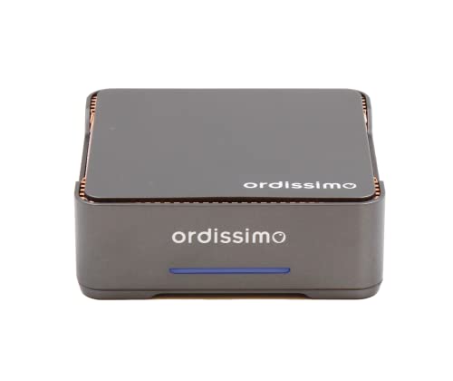ORDISSIMO - Mini Desktop PC Luna 2 - Einfache Bedienung, Ideal für Senioren - Intuitive Benutzeroberfläche & Vereinfachte Tastatur - für Alle Bildschirme - Kabellose Maus, Geringer Verbrauch - Schwarz