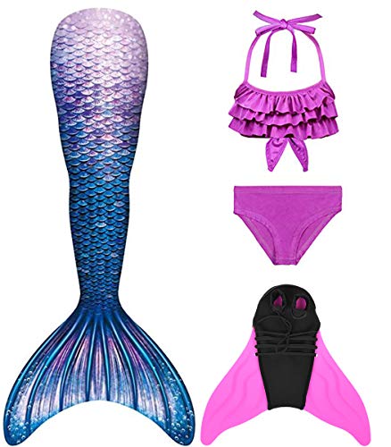 shepretty meerjungfrauenflosse mädchen Neuer Mermaid Tail Badeanzug für Erwachsene und Kinder,xiaofenJCKA24+WJF74-130