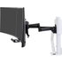 Ergotron TRACE™ 2fach Monitor-Tischhalterung 53,3cm (21 ) - 68,6cm (27 ) Weiß Drehbar, Höhenv
