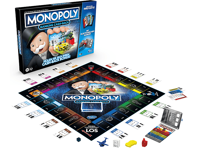 HASBRO GAMING Monopoly Banking Cash-Back Brettspiel Mehrfarbig