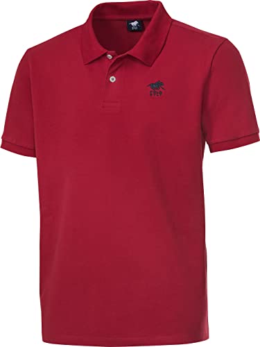 Polo Sylt Poloshirt Kurzarm, sportlich Elegantes Polo für Herren, Polohemd aus weichem Stretch-Piqué, Herrenbekleidung, rot, Gr. XL