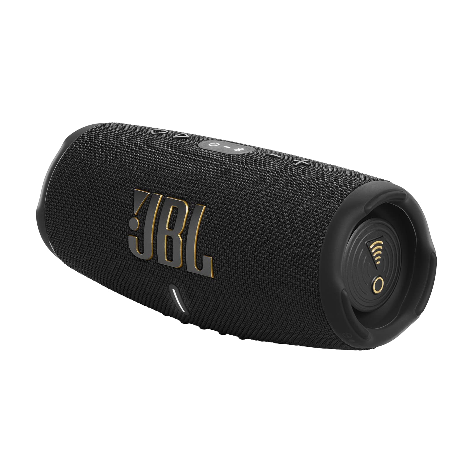 JBL Charge 5 Wifi – Kabelloser Lautsprecher mit Bluetooth und Wifi – Wasser- und staubdicht – Integrierte Powerbank – Bis zu 20 Stunden Akkulaufzeit – Schwarz