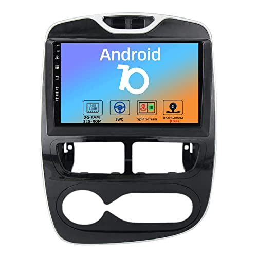 JOYX Android 10 Autoradio Passt für Renault CLIO (2013-2016) - Rückfahrkamera KOSTENLOS - (2G+32G) - 10.1 Zoll 2.5D - 2 Din - Unterstützen DAB Lenkradsteuerung 4G WiFi Bluetooth Carplay Android Auto