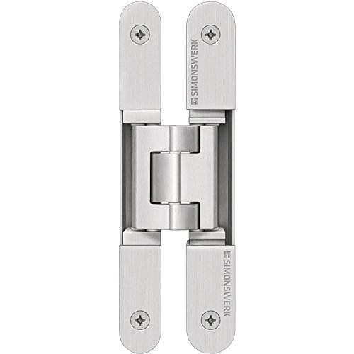 GedoTec® Türband TECTUS TE 240 3D N, verdeckt f. stumpfe Türen, silberfärbig beschichtet (F1 silber eloxiert)