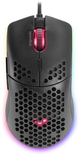 Speedlink Skell Lightweight Gaming Mouse – 6 Beleuchtungsmodi – einstellbare Sensorauflösung, schwarz