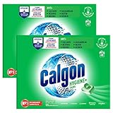 Calgon Anti-Kalk-Tabs Hygiene Plus für die Waschmaschine, 2 Packungen mit 48 Stück
