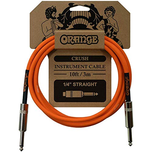 Orange Crush Straight-Straight Cable Guitarra Jack-Jack Recto. 3 Metros