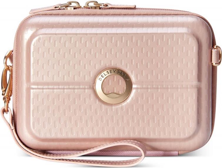 Delsey Unisex Clutch Stofftasche, Rosa (Rosa), 1,46L