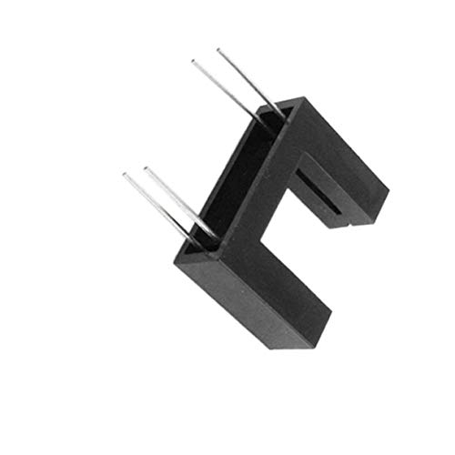 elektronischer Schalter 10 Stück Relais 25/64" Gap Photo Interrupter Slotted Optical Switch PC Board Relais Schwarz HY810H-01